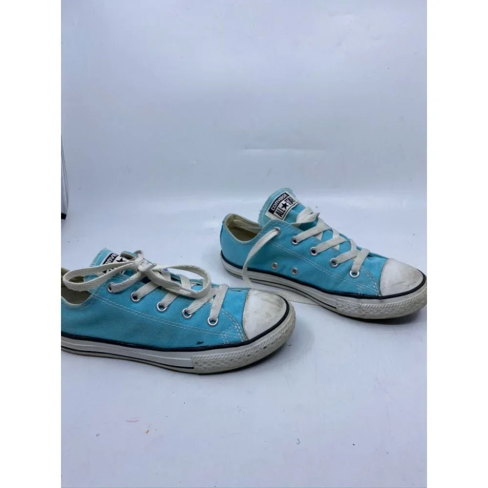 CONVERSE Sneakers Aqua Blue White Youth Size 3